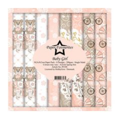   Papírkészlet 12" (30 cm), Baby Girl / Simple and Basic Paper Pack (8 ív)