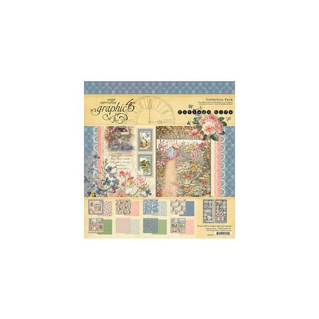 Papírkészlet 12" (30 cm), Cottage Life / Graphic 45 Paper Pad (16 lap)