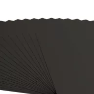   20 ív Alapkarton - sima felület 12" (30 cm) Black - Fekete Cardstock smooth paper