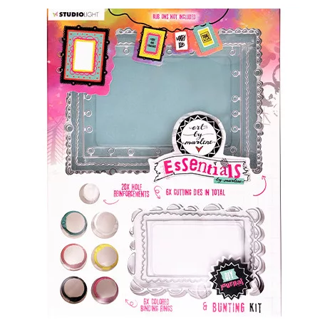 Art Journal kit , Journal and Bunting Kit Essentials nr.06 / Art by Marlene Journal (1 db)