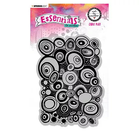 Gumibélyegző, Circle play Essentials nr.130 / Art by Marlene Rubber stamp (1 csomag)