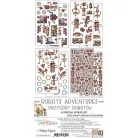 Craft O'Clock Kivágóív Robots Adventures / Extras to cut mirror printMixed Media (1 csomag)