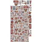 Craft O'Clock Kivágóív Robots Adventures / Extras to cut mirror printMixed Media (1 csomag)