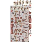 Kivágóív , Robots Adventures Extras to cut mirror print/ Craft O'Clock Mixed Media (1 csomag)