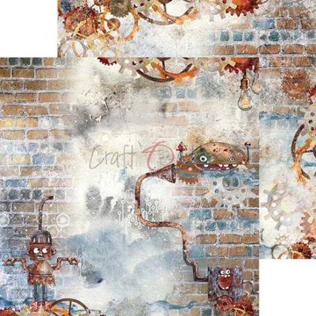 Papírkészlet 8" (20 cm), Robots Adventures / Craft O'Clock Paper Collection Set (1 csomag)