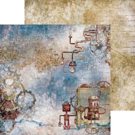 Papírkészlet 8" (20 cm), Robots Adventures / Craft O'Clock Paper Collection Set (1 csomag)