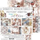 Papírkészlet 8" (20 cm), Robots Adventures / Craft O'Clock Paper Collection Set (1 csomag)