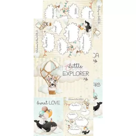 Junk Journal Set , My Sweet Treasure / Craft O'Clock Mixed Media (1 csomag)