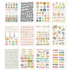 Matrica , Sticker Book / Simple Stories Let's Get Crafty (12 ív)