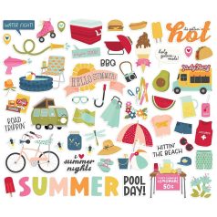   Kivágatok , Bits & Pieces / Simple Stories Summer Lovin' (1 csomag)