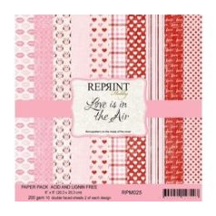   Papírkészlet 8" (20 cm), Love is in the Air / Reprint Paper Pack (10 ív)