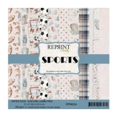   Papírkészlet 8" (20 cm), Sports / Reprint Paper Pack (10 ív)