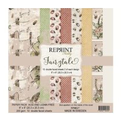   Papírkészlet 8" (20 cm), Fairytale / Reprint Paper Pack (10 ív)