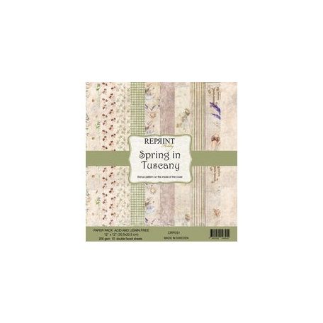 Papírkészlet 12" (30 cm), Spring in Tuscany / Reprint Paper Pack (10 ív)