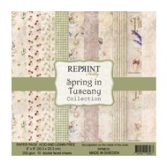   Papírkészlet 8" (20 cm), Spring in Tuscany / Reprint Paper Pack (10 ív)