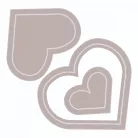 SIZZIX vágósablon, Heart Frames / Sizzix Framelits Die Set (1 csomag)