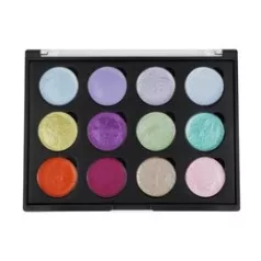   Akvarellfesték készlet 12 szín, Set 9 Frosted and Chic / Cosmic Shimmer Iridescent Watercolour Palette (1 db)