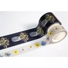   Dekorációs ragasztószalag , Washi Tape / Craft Consortium Wildflower Meadow (2 db)