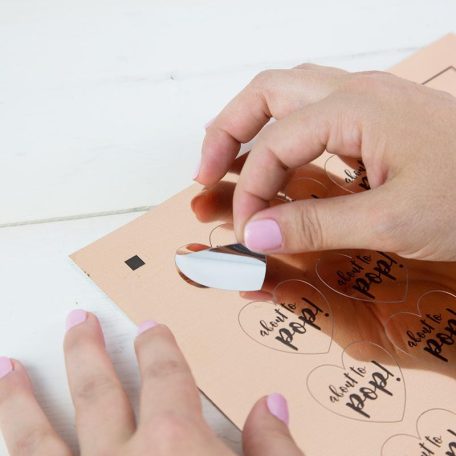 Öntapadós fólia rózsa arany / Rose gold fólia A4, Foil Stickers / Silhouette materials (8 ív)