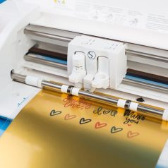   Nyomtatható arany fólia A4, Printable Gold Foil / Silhouette materials (8 ív)