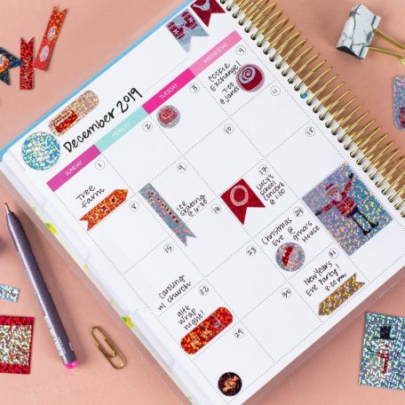 Matrica lapok - holografikus pöttyös A4, Sticker Sheets - Holographic Dot Pattern / Silhouette materials (8 ív)