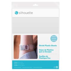   Zsugorfólia - átlátszó A4, Shrink Plastic Sheets / Silhouette materials (6 ív)