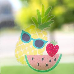   Ablakmatrica - átlátszó A4, Window Cling Material / Silhouette materials (5 ív)