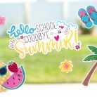 Ablakmatrica - fehér A4, Window Cling Material / Silhouette materials (5 ív)