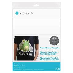   Nyomtatható transzferpapír sötét textiliára A4, Printable Heat Transfer / Silhouette materials (5 ív)