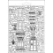 Textúra alap A5, Sir Vagabond New York building  / Stamperia Soft Mould (1 db)