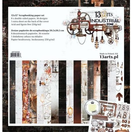 Papírkészlet 12" (30 cm), Industrial Zone / 13@rts Paper Pad (1 csomag)