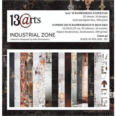 Papírkészlet 6" (15 cm), Industrial Zone / 13@rts Paper Pad (1 csomag)