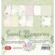   Papírkészlet 12" (30 cm), Sweet Memories / Craft&You Paper Set (12 lap)