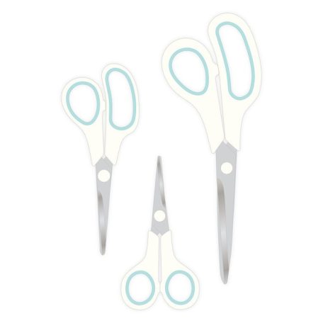 Kézműves olló White, Craft Scissors / WRMK Hand Tools (1 csomag)