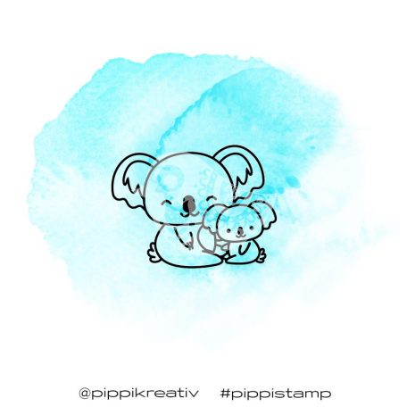 Gumibélyegző , Together Koala 2 / PIPPI Rubber Stamp (1 db)