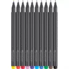 Faber-Castell Finepen Grip tűfilc készlet 0,4 mm - Fineliner Grip (10 db)