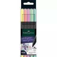   Faber-Castell Finepen Grip tűfilc , 0,4 mm Pastel/ Faber Castell Fineliner Grip (4 db)