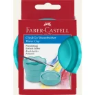 Faber-Castell Clic & Go ecsettál - összecsukható ,  Turquoise/ Faber Castell Watercup (1 db)