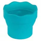 Faber-Castell Clic & Go ecsettál - összecsukható ,  Turquoise/ Faber Castell Watercup (1 db)