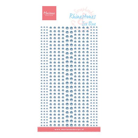 Díszítő pötty , Rhinestones - Ice Blue / Marianne Design Enamel dots (1 csomag)