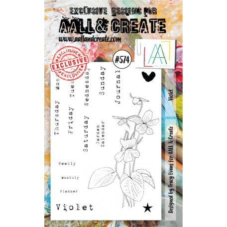 Szilikonbélyegző , Violet / AALL Stamp (1 db)
