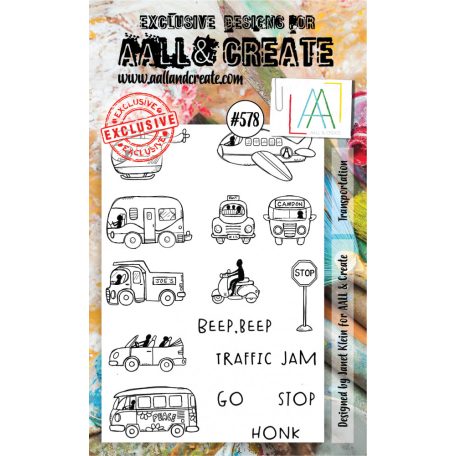 Szilikonbélyegző , Transportation / AALL Stamp (1 db)