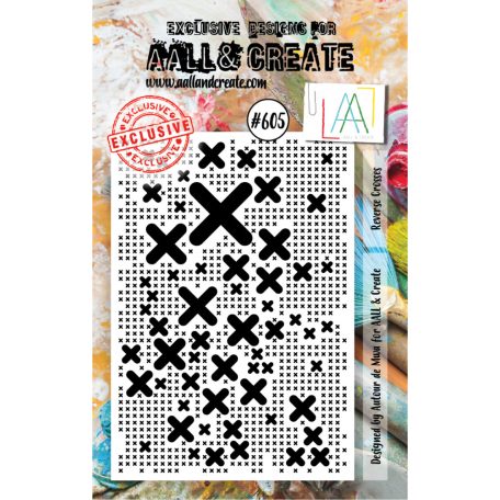 Szilikonbélyegző , Reverse Crosses / AALL Stamp (1 db)