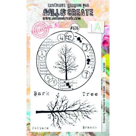 Szilikonbélyegző , Tree Of Life / AALL Stamp (1 db)