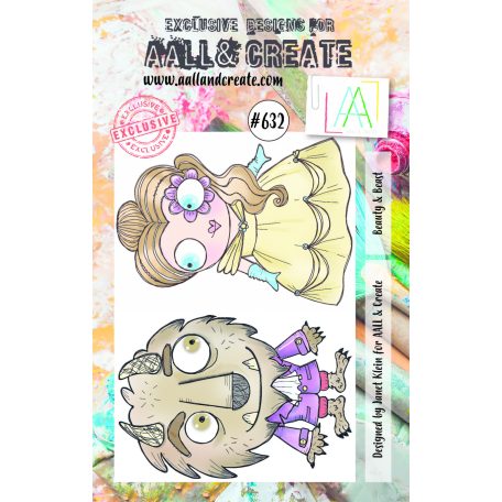 Szilikonbélyegző , Beauty & Beast / AALL Stamp (1 db)