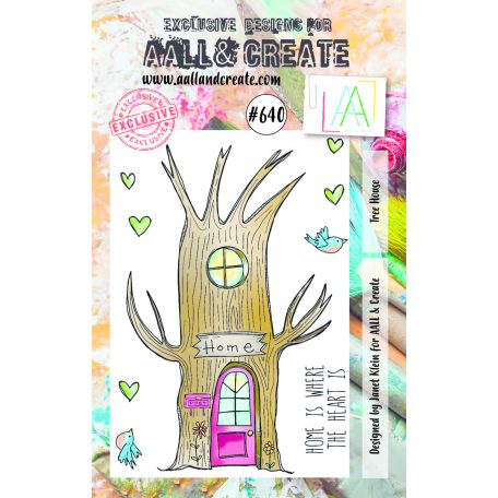 Szilikonbélyegző , Tree House / AALL Stamp (1 db)