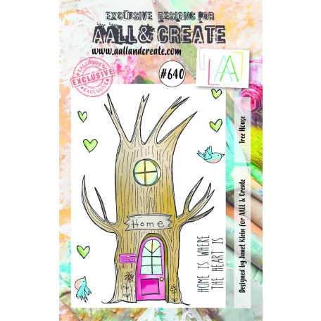 Szilikonbélyegző , Tree House / AALL Stamp (1 db)