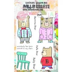 Szilikonbélyegző , Three Bears / AALL Stamp (1 db)