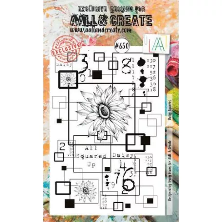 Szilikonbélyegző , Daisy Squares / AALL Stamp (1 db)