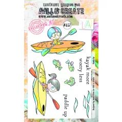 Szilikonbélyegző , Paddle Up / AALL Stamp (1 db)